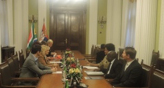 26 September 2015 The members of the Foreign Affairs Committee in meeting with the Speaker of the National Assembly of the South African Republic 